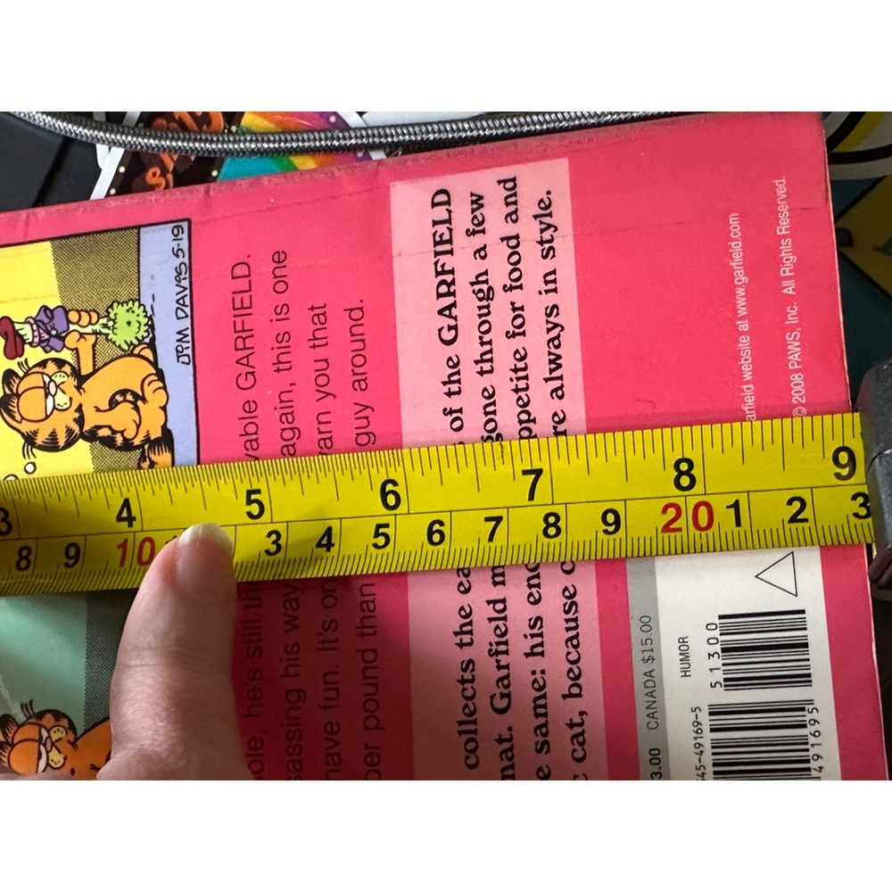 Oversized Garfield Rounds Out Book 16 2008 First Color Edition Ex Library READ - Picture 7 of 16